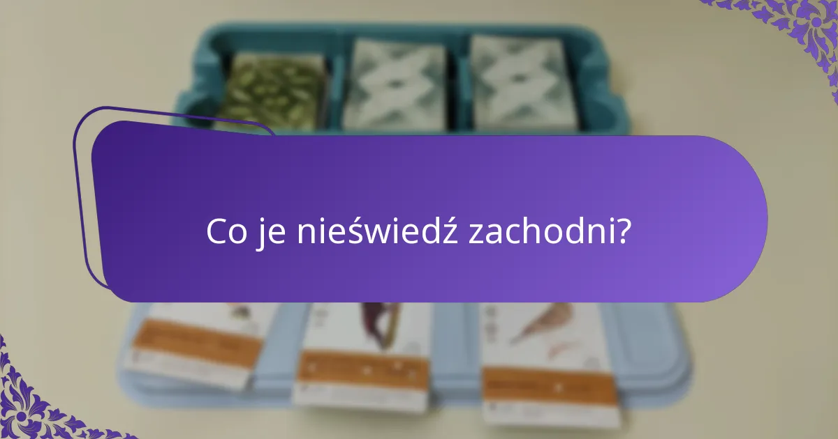 Co je nieświedź zachodni?