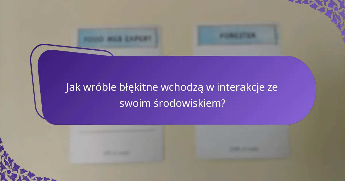Jaka jest dieta wróbli błękitnych?