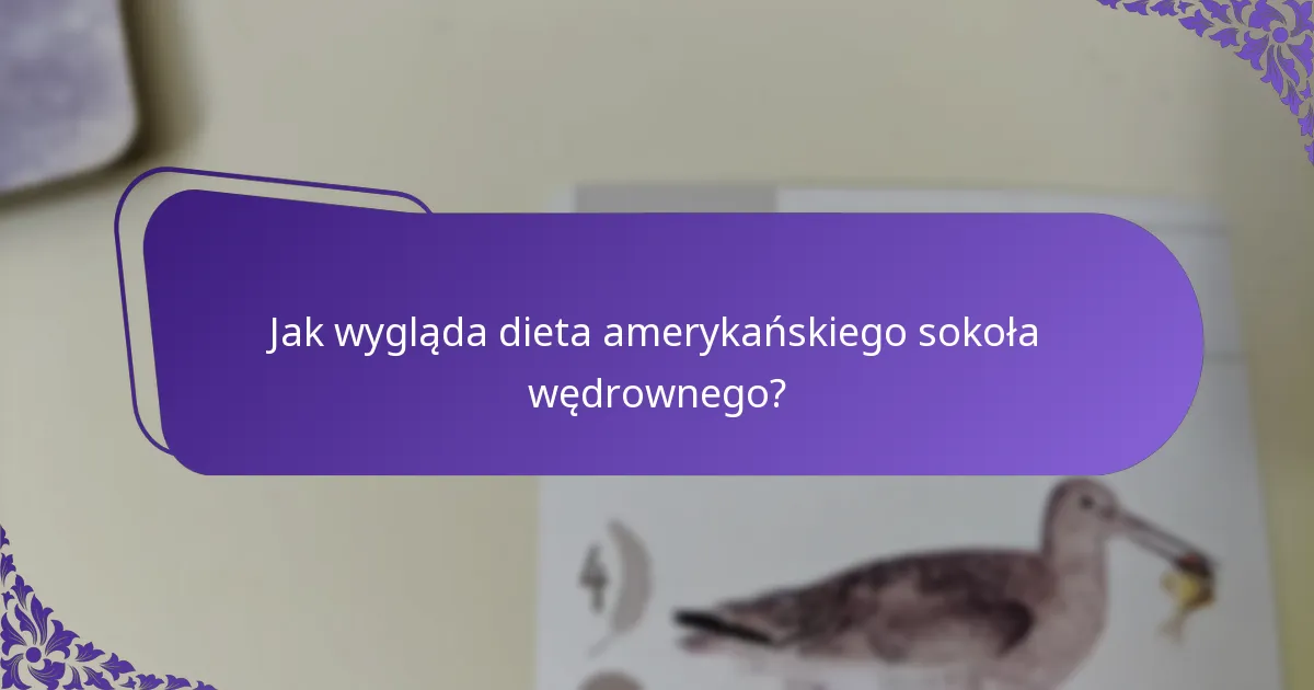 Jak różnią się techniki łowieckie w zależności od regionu dla amerykańskiego sokoła wędrownego?