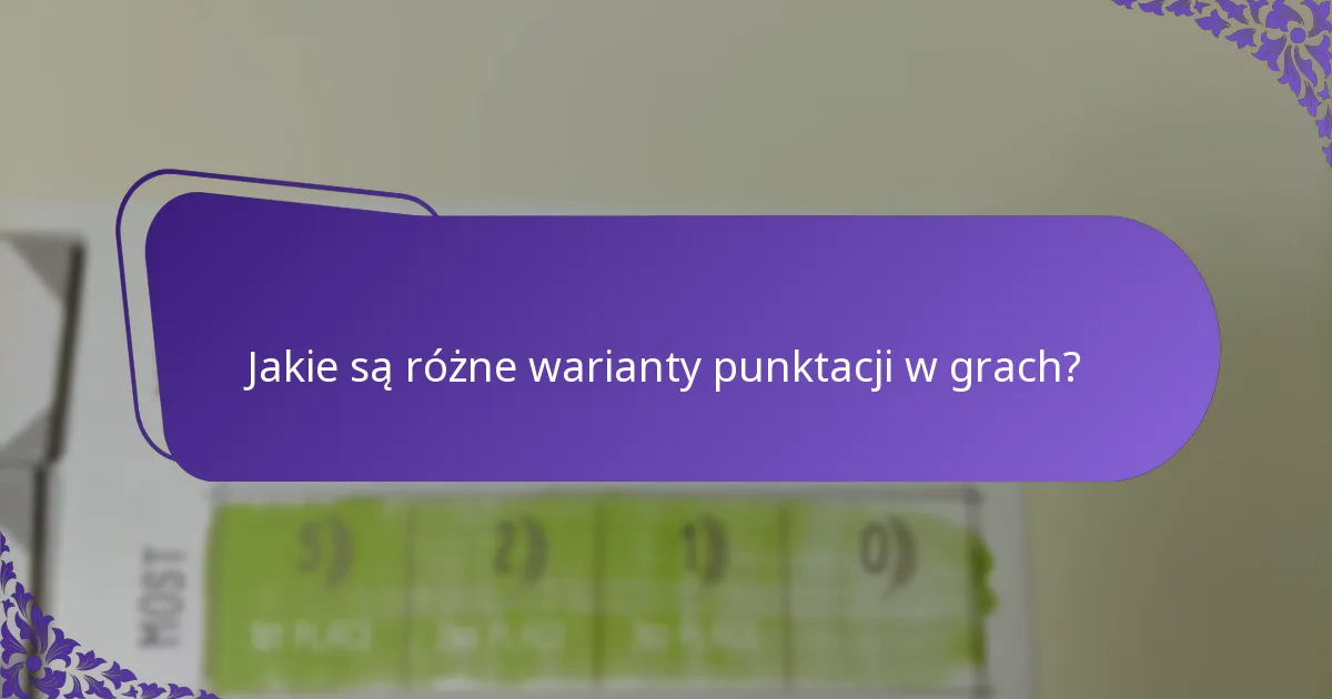 Jak można dostosować punktację do gry casualowej?