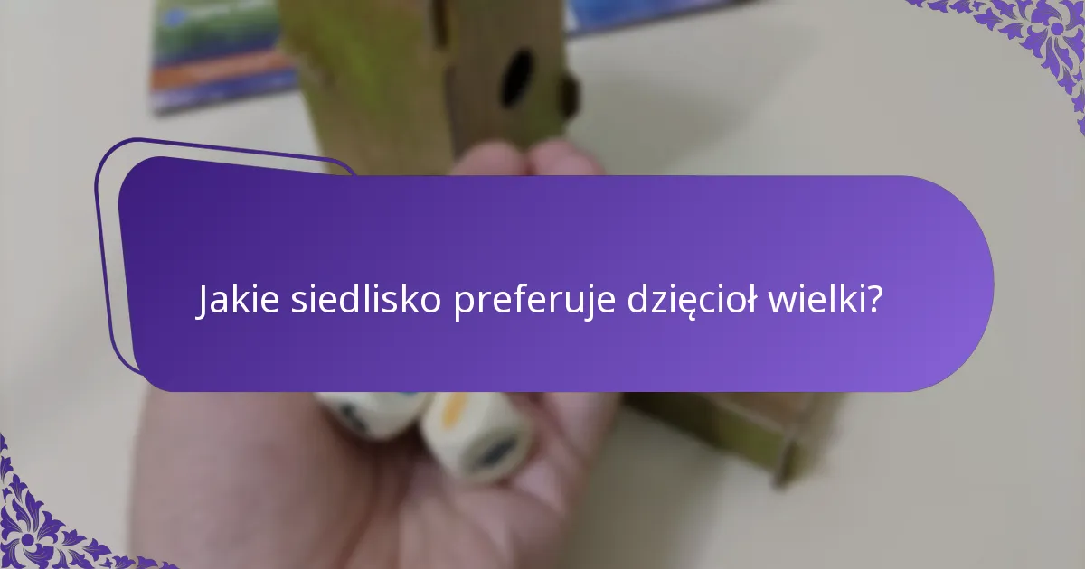 Jakie wyzwania napotykają dzięcioły wielkie w swoich siedliskach?